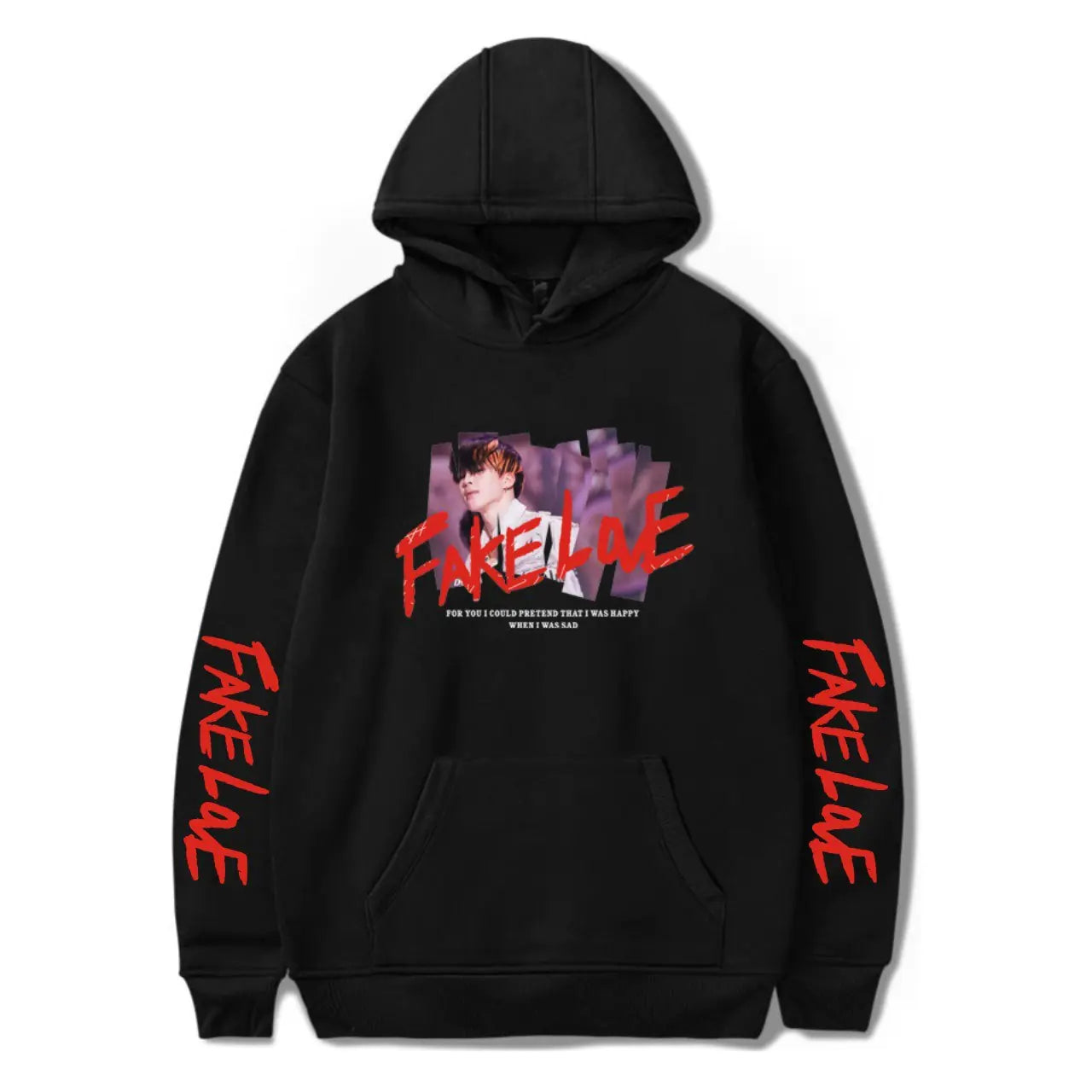 BTS Hoodie with Fleece Lining and Hooded Design