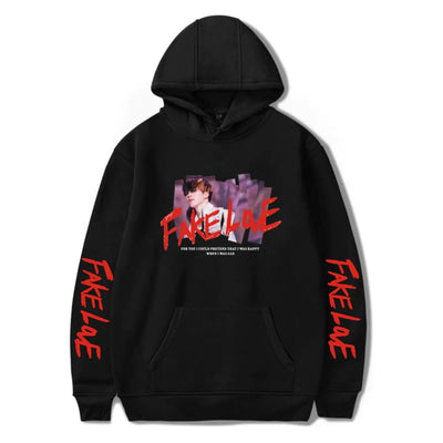 BTS Hoodie with Fleece Lining and Hooded Design