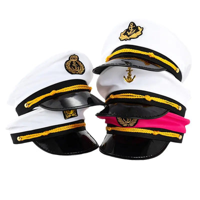 Wholesale White Captain Hat for Role Play and Parties