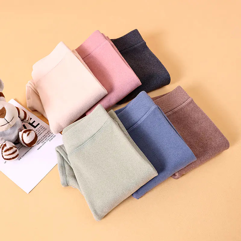 Girls' Warm Fleece Trousers for Winter Schoolwear