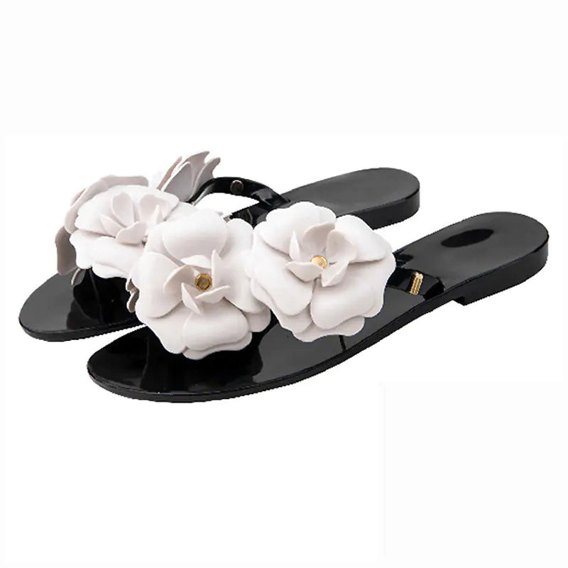 Ladies' Non-slip Floral Beach Flip-flops Sandals