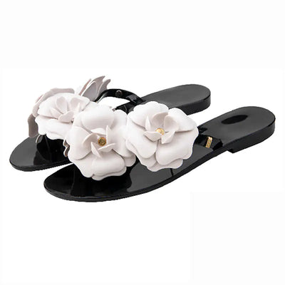 Ladies' Non-slip Floral Beach Flip-flops Sandals
