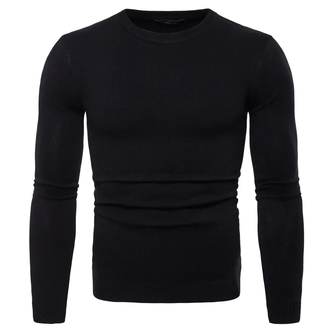 Men's Long Sleeve Round Neck Knitted Sweater