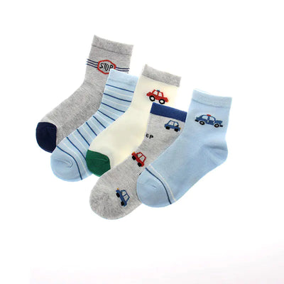 Kids' Cotton Socks for Boys and Girls (Spring/Summer)