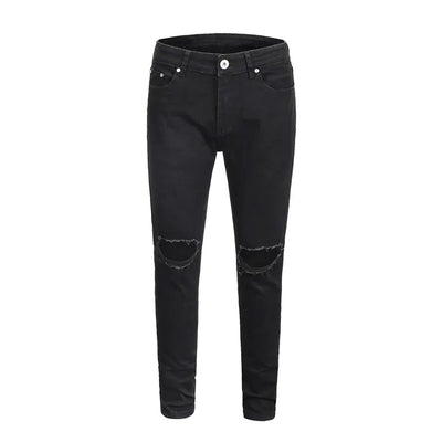 High Street Kanye Spray-Painted Slim-Fit Jeans