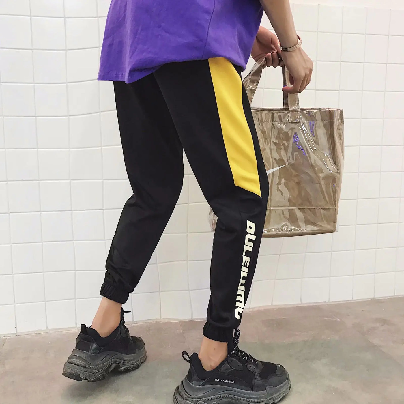 Harajuku Casual Loose Sports Pants for Men and Couples