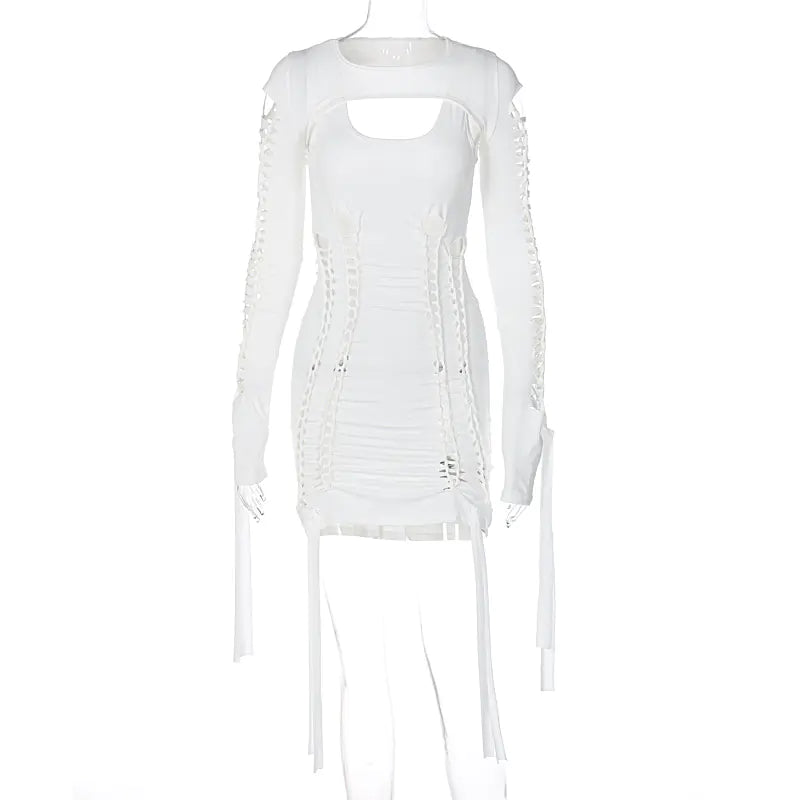 2024 Spring Fashion Sexy Backless Dress with Shawl Set