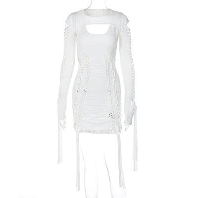 2024 Spring Fashion Sexy Backless Dress with Shawl Set