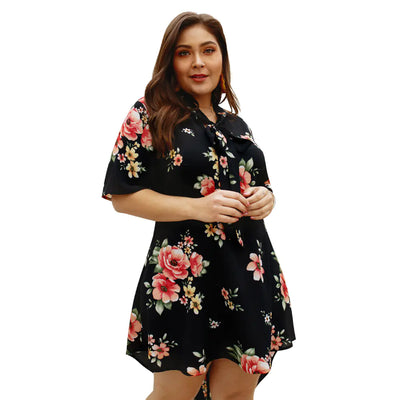 Floral Dress, Trendy Dress, Plus Size Dress