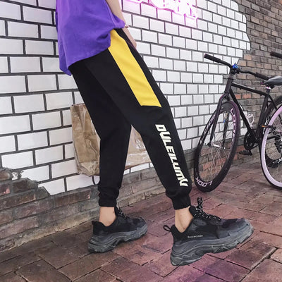 Harajuku Casual Loose Sports Pants for Men and Couples