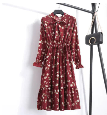 Chiffon Floral Dress
