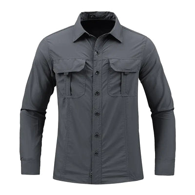 Men's Long Sleeve Quick-Dry Outdoor Shirt for Spring/Summer
