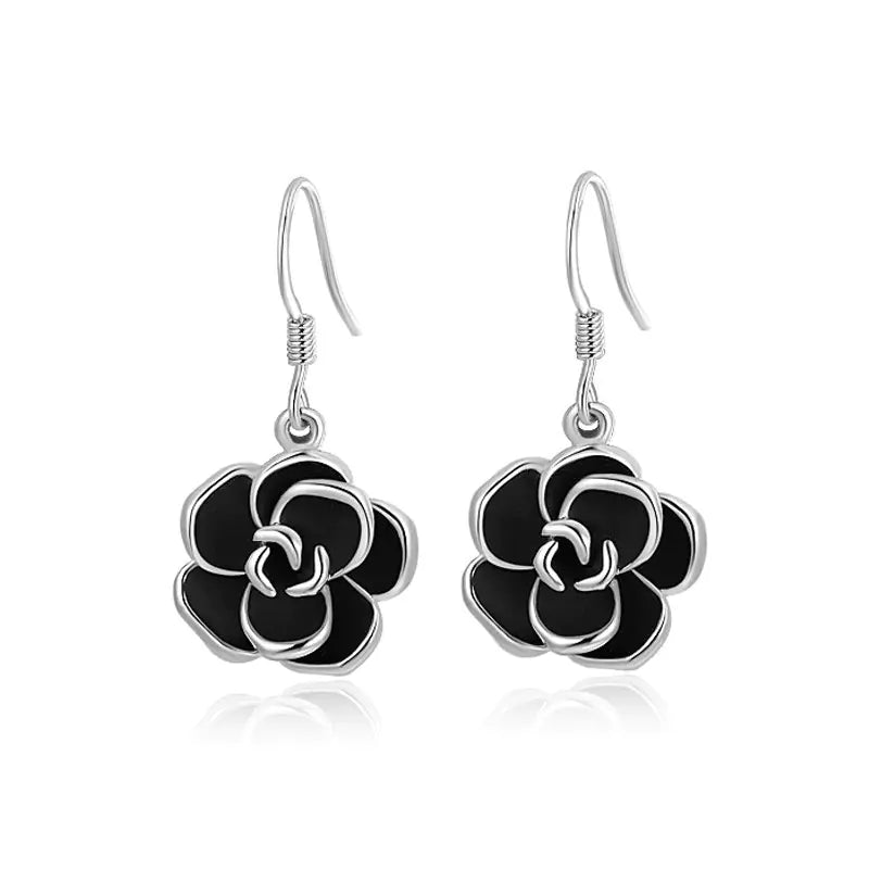 Rose Flower Earrings, Fashion Studs and Dangles
