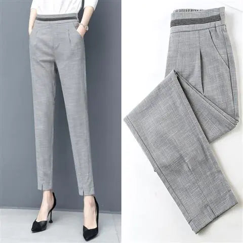 Slim Casual Women's Thin Suit Pants