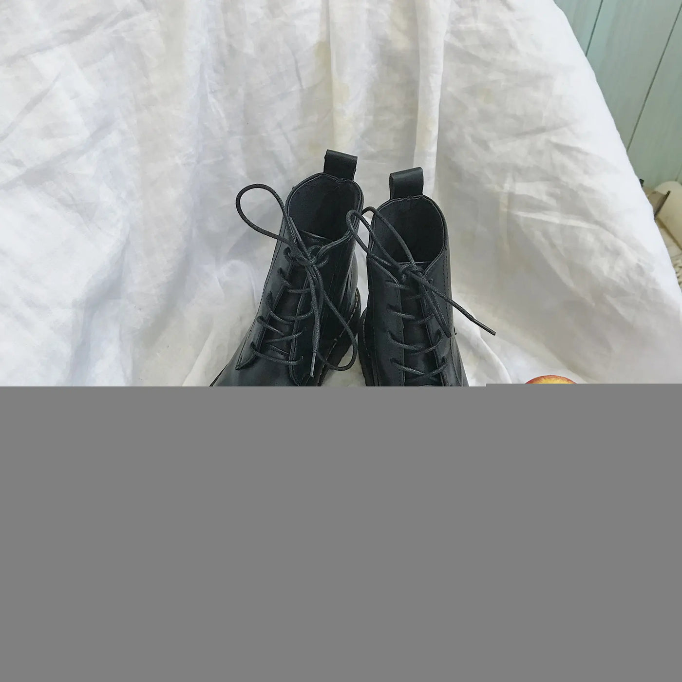 Vintage High-Top Lace-Up Martin Boots for Women