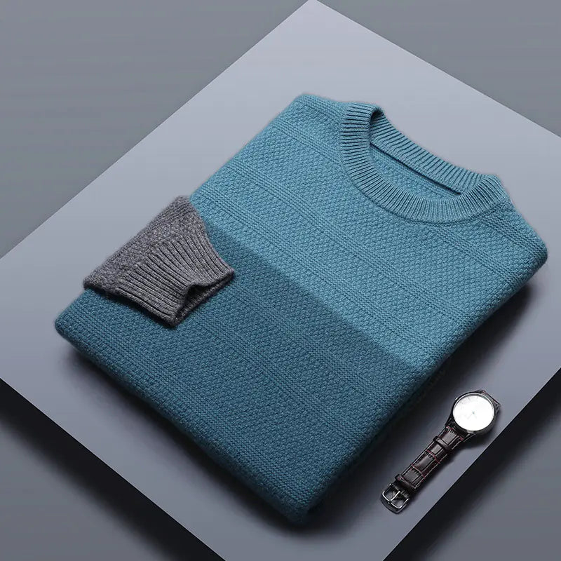 Color-blocking Padded Sweater for Men