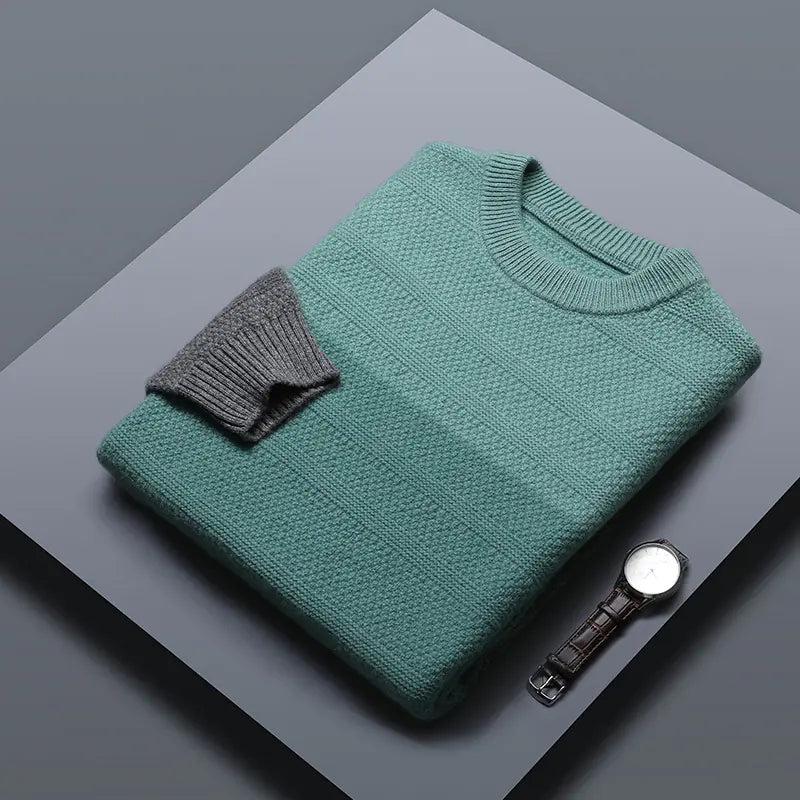 Color-blocking Padded Sweater for Men