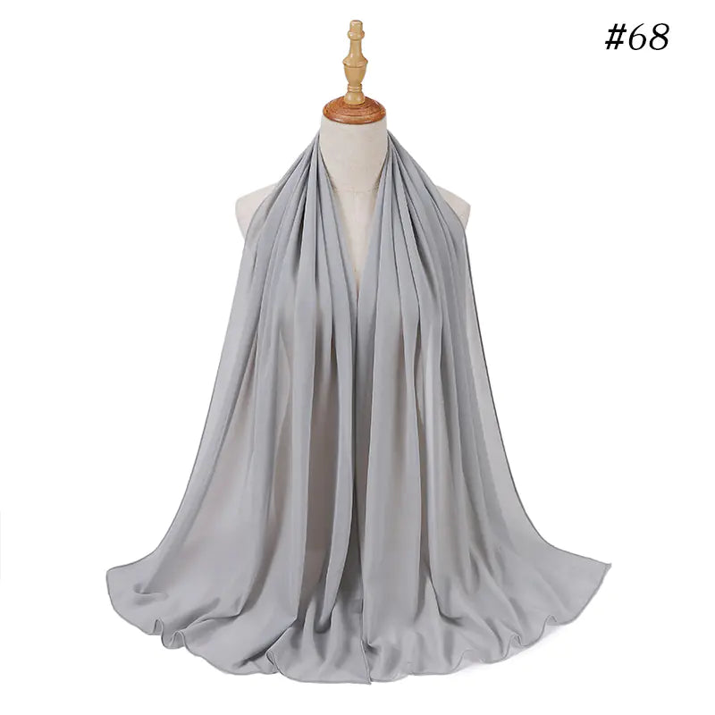 86 Color Pearl Chiffon Bubble Scarf for Women