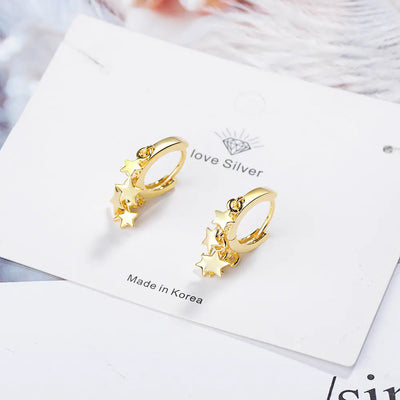 Trendy Star Earrings for Women - Simple and Versatile