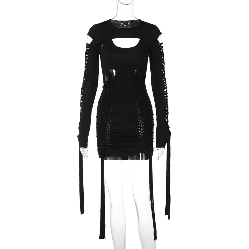 2024 Spring Fashion Sexy Backless Dress with Shawl Set