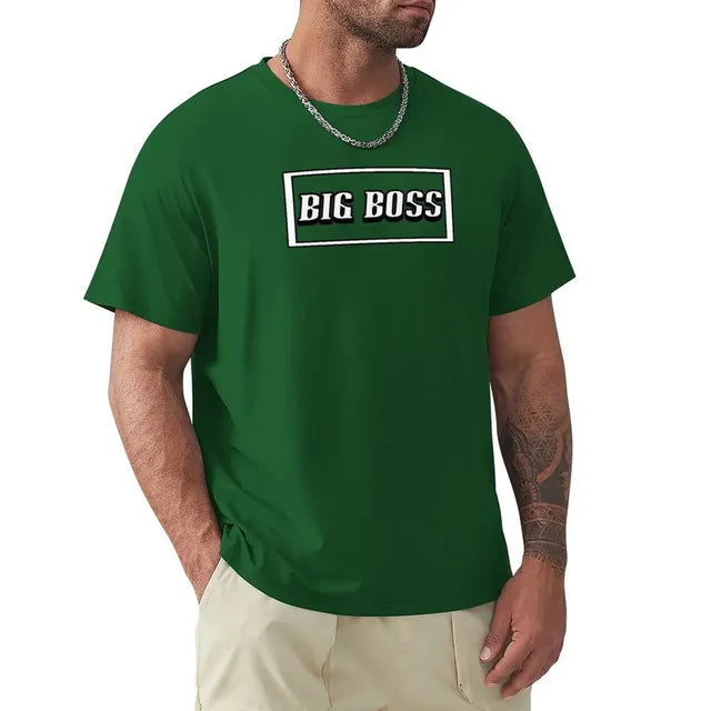 Big Boss-Box Design T-Shirt for Men