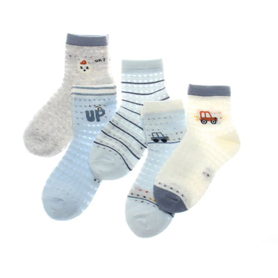 Kids' Cotton Socks for Boys and Girls (Spring/Summer)