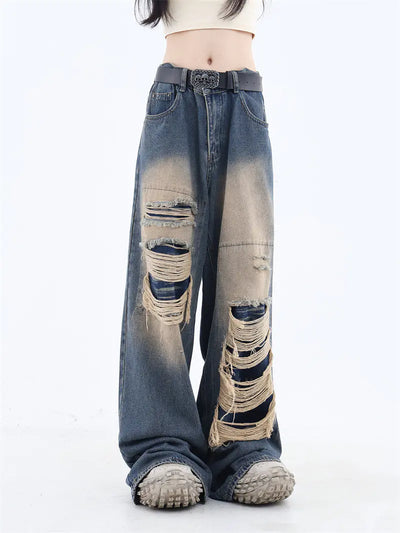 Street Patch Design Jeans for Men