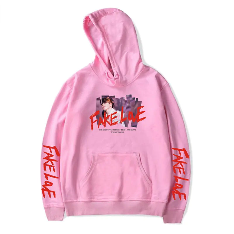 BTS Hoodie with Fleece Lining and Hooded Design