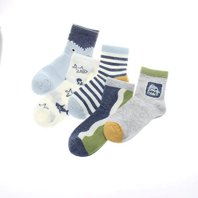 Kids' Cotton Socks for Boys and Girls (Spring/Summer)