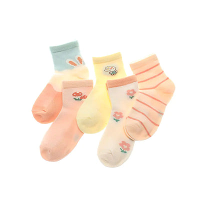Kids' Cotton Socks for Boys and Girls (Spring/Summer)