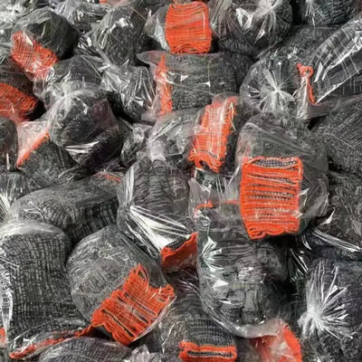 Thick Red Cotton Yarn Work Gloves for Adults