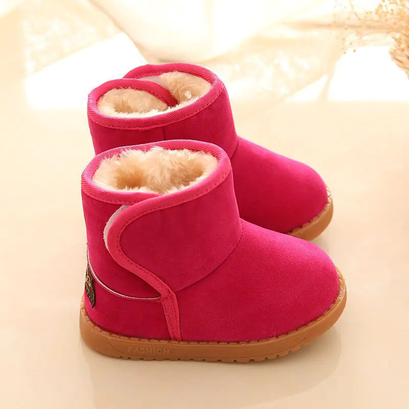 Winter Comfort Kids' Snow Boots - Non-Slip Warm Shoes