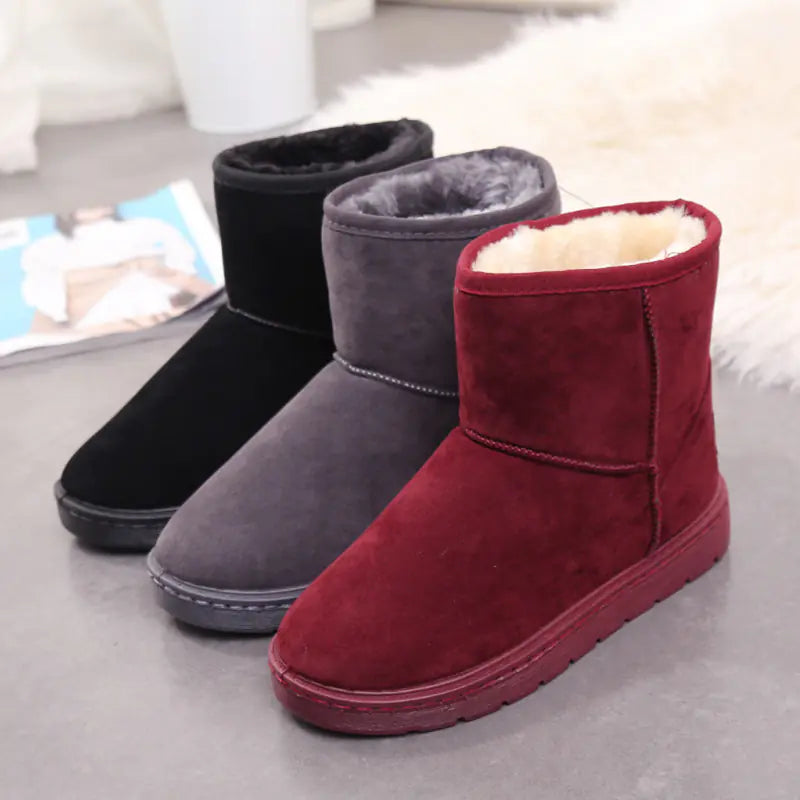 Fleece-Lined Anti-Slip Snow Boots