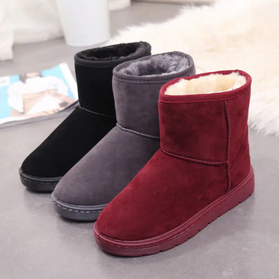 Fleece-Lined Anti-Slip Snow Boots