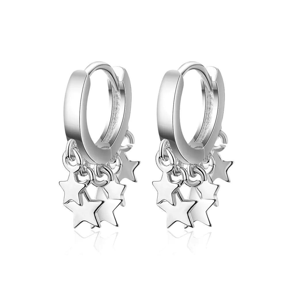 Trendy Star Earrings for Women - Simple and Versatile