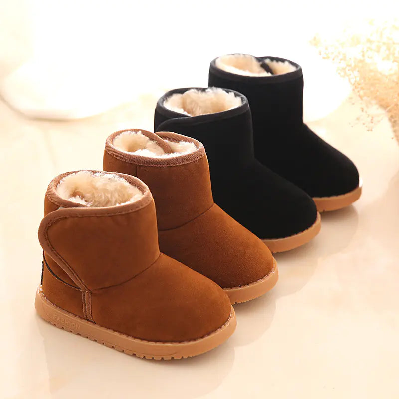 Winter Comfort Kids' Snow Boots - Non-Slip Warm Shoes