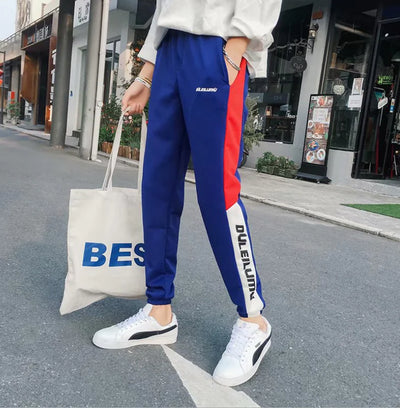 Harajuku Casual Loose Sports Pants for Men and Couples