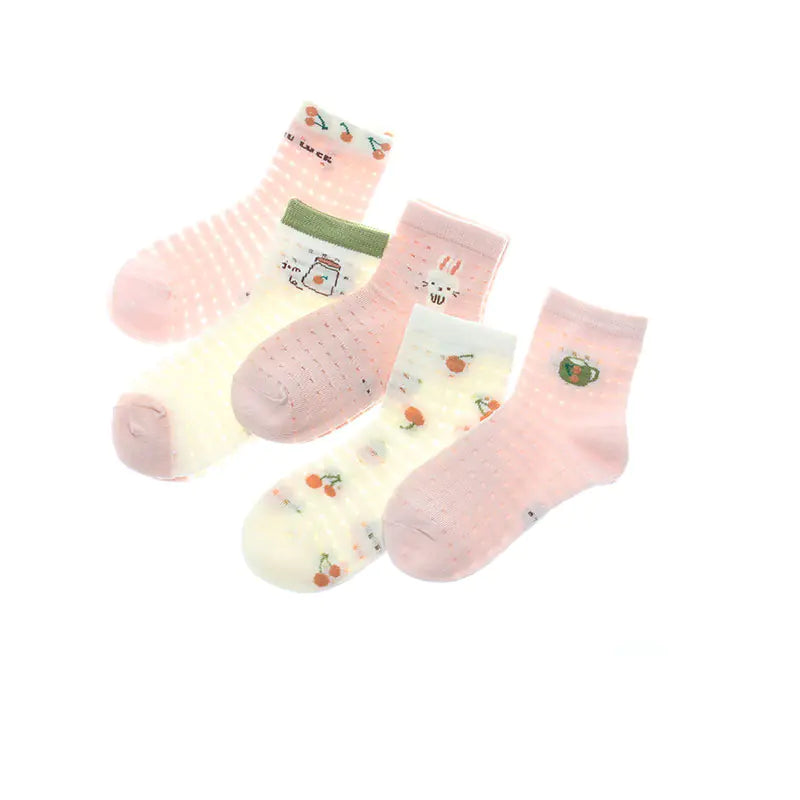 Kids' Cotton Socks for Boys and Girls (Spring/Summer)