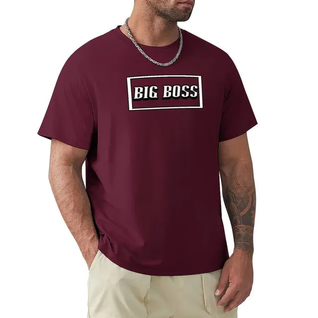 Big Boss-Box Design T-Shirt for Men