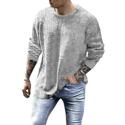 Fashionable Knitted Pullover for Men
