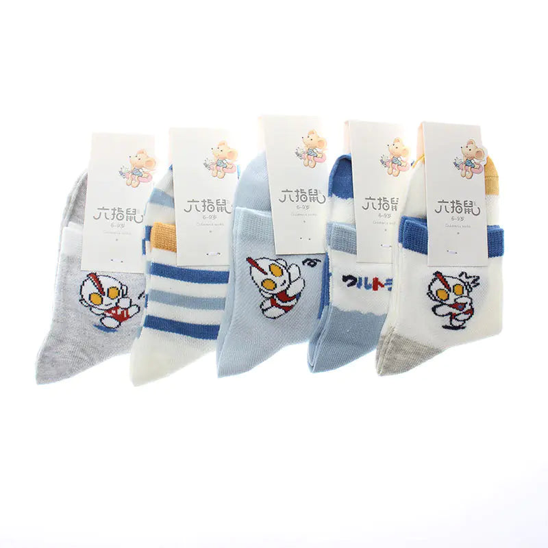 Kids' Cotton Socks for Boys and Girls (Spring/Summer)