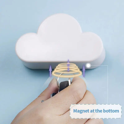 1pc Cloud Magnetic Key Hook with Sticky Ring Holder