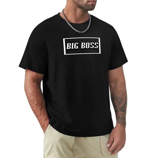 Big Boss - Box Design T-Shirt for Men - ActOn