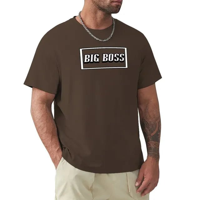Big Boss - Box Design T-Shirt for Men - ActOn