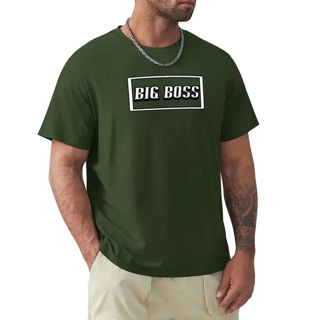 Big Boss - Box Design T-Shirt for Men - ActOn