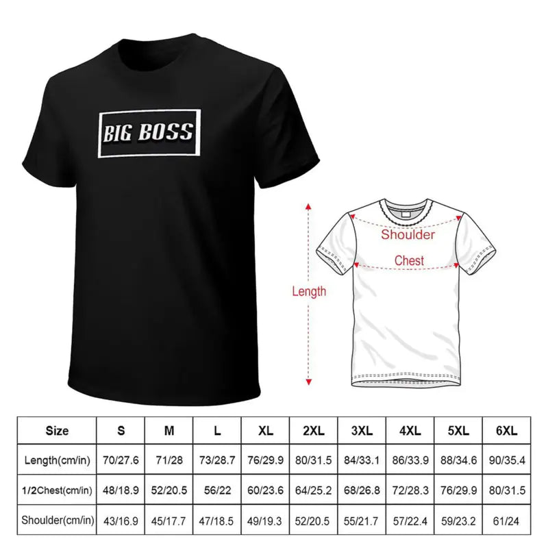 Big Boss - Box Design T-Shirt for Men - ActOn