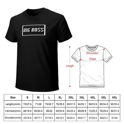 Big Boss - Box Design T-Shirt for Men - ActOn