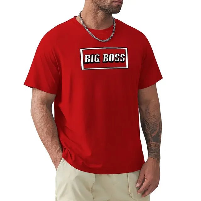 Big Boss - Box Design T-Shirt for Men - ActOn