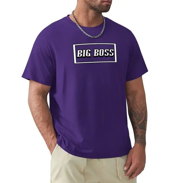 Big Boss - Box Design T-Shirt for Men - ActOn