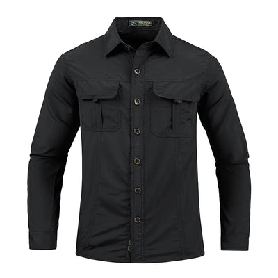 Men's Long Sleeve Quick-Dry Outdoor Shirt for Spring/Summer